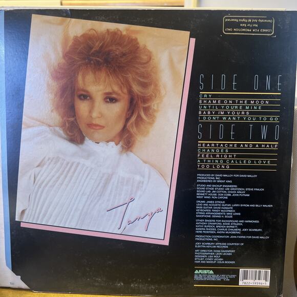 Tanya Tucker Changes Promo Copy LP Vinyl Record Album -Ultrasonic Clean- EX!! - Picture 2 of 7